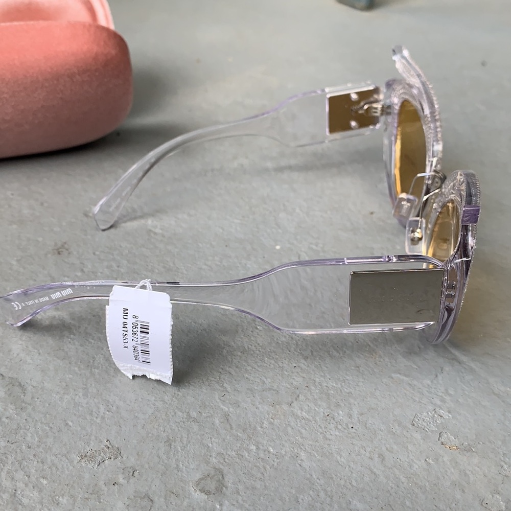 NWT Miu Miu Sunglasses clear - Picture 4 of 5